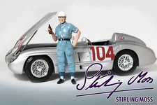 Mercedes CMC PAINTED STIRLING MOSS 1:18 RESIN FIGURE