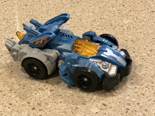 VTech ~Switch & Go Triceratops Blue Race Car Lights And Sound Working - Dinosaur - Picture 3 of 18