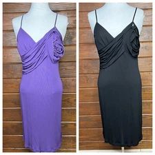 JOHN GALLIANO Dress Jersey Sheath Cocktail Bodycon Pencil Mini SLINKY! Italy