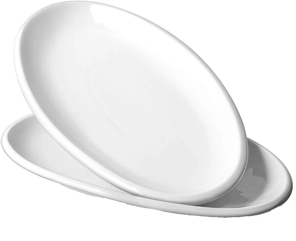 Patrón sólido de porcelana Platos