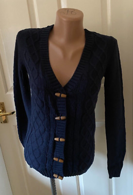 O'STIN Womens Navy V-Neck Cardigan Jumper - Size EUR XS