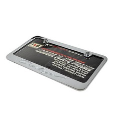 New Dodge Car Truck Chrome Metal License Plate Frame With Screw Covers
