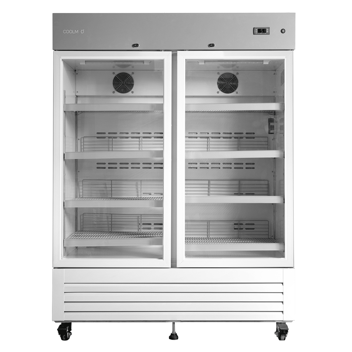 CoolMed CMG500 Glass Double Door Pharmacy Medical Fridge 500L