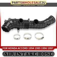 Engine Air Intake Hose With Hose Clamps For Honda Accord Lx Dx 1994-1997 L4 2.2l