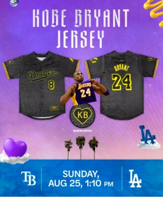 ⚾️🏀 official LA Dodgers Lakers Kobe Bryant Jersey XL SGA ⚾️🏀 official LA Dodgers Lakers Kobe Bryant Jersey XL SGA