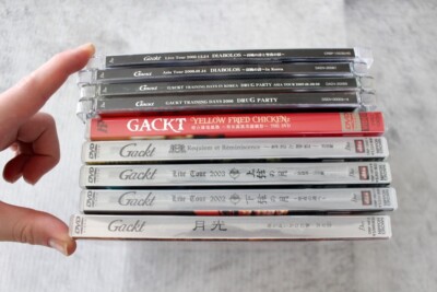 GACKTのDVDセット SET x9 Gackt Japan DVD Live Requiem et Reminiscence DIABOLOS
