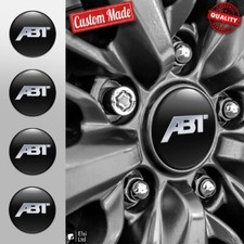 Abt Sportsline Decals 4pcs Set Wheel Cap Stickers Custom Made Rim Emblems