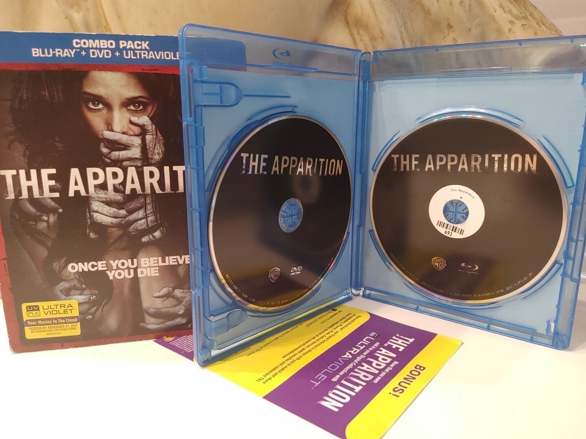 The Apparition (Blu-ray/DVD, 2012, 2-Disc Set) With Slipcover
