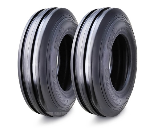 Set of 2 SUPERGUIDER Heavy Duty 10.00-16 Rib Implement Tire F-2 Pattern 10Ply