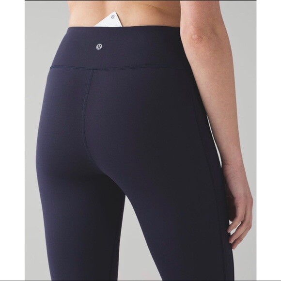 Lululemon Squad Goals 17” Crop 4 Midnight Navy FullOn… Gem