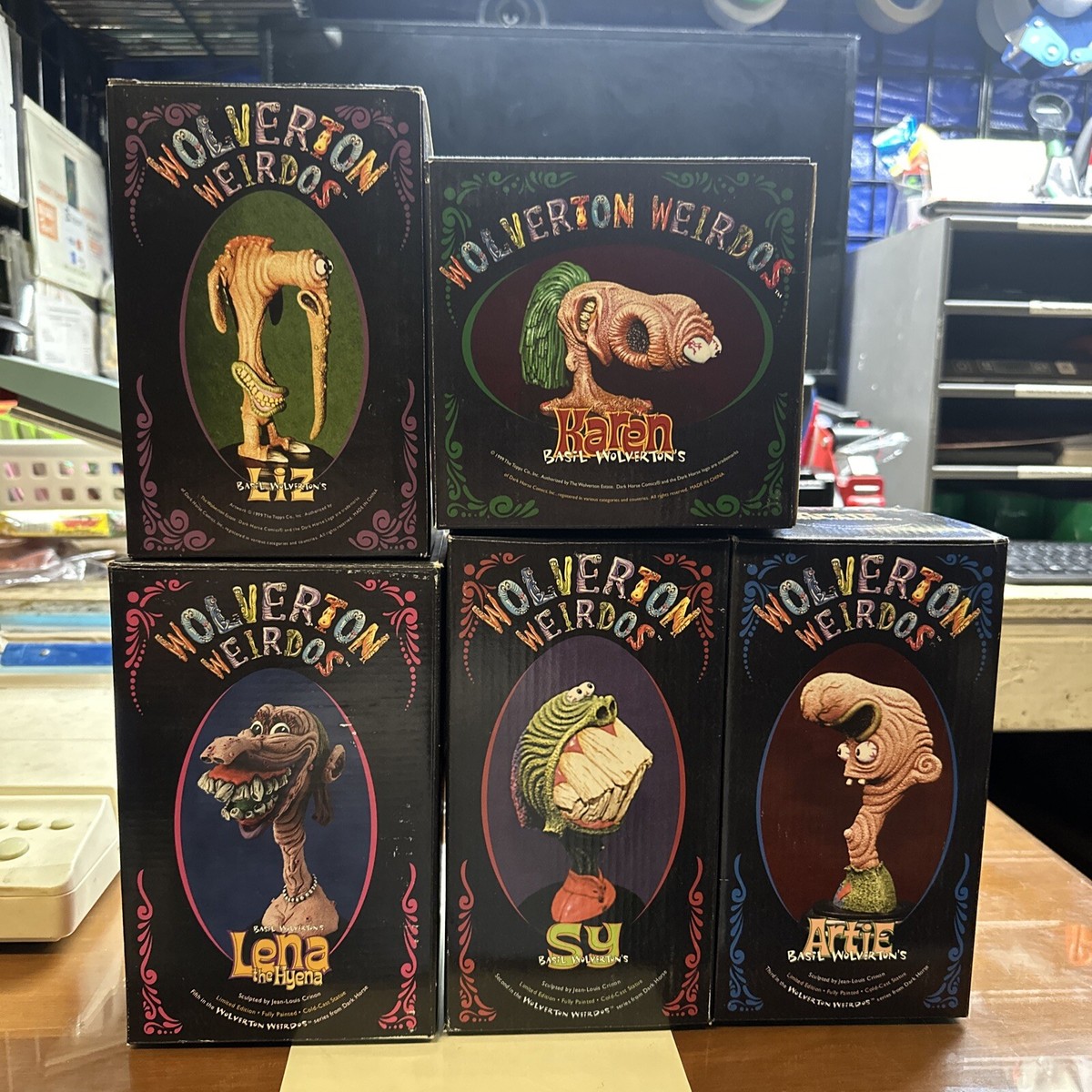 Basil Wolverton Weirdos Artie 限定 フィギュリン Basil Wolverton Weirdos Statues