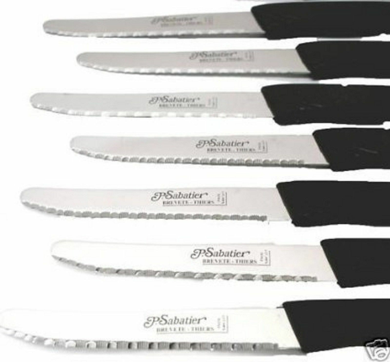 Lot de 12 couteaux VERDIER Sabatier à steak fabriqués à Thiers France