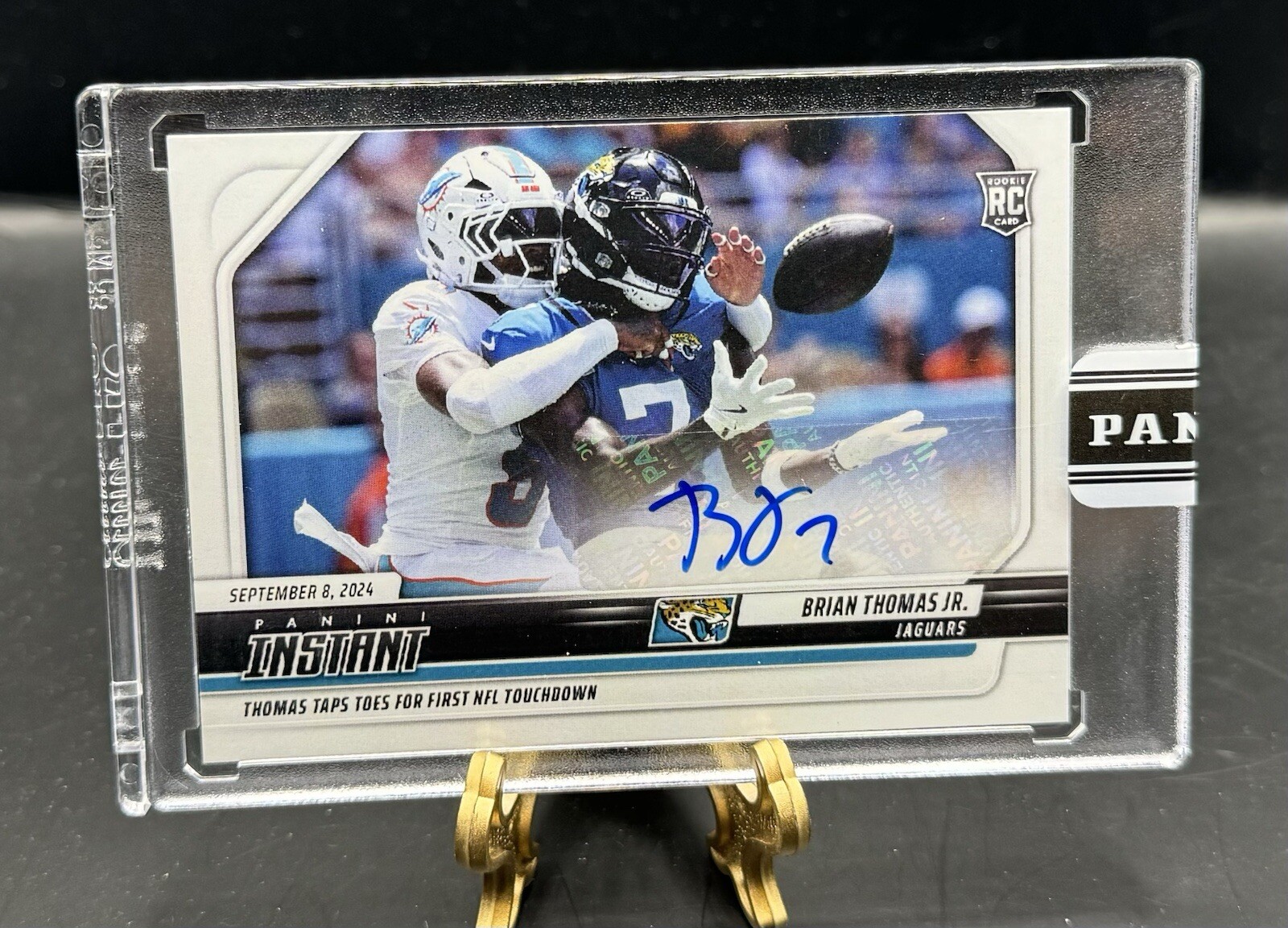 2024 Panini Instant NFL Brian Thomas Rookie Auto SP 60/99 RC Card