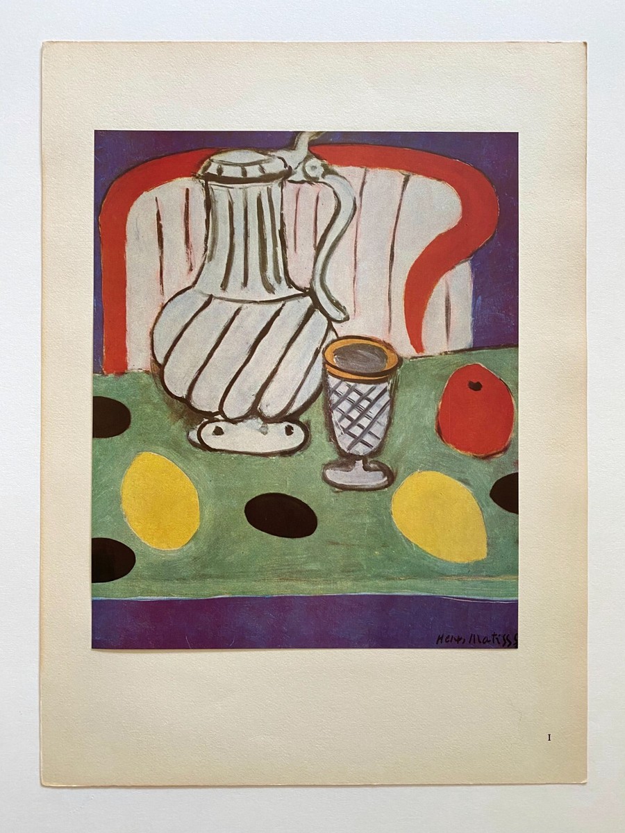 HENRI MATISSE RARE 1946 LMT ED FRENCH LITHOGRAPH PRINT 