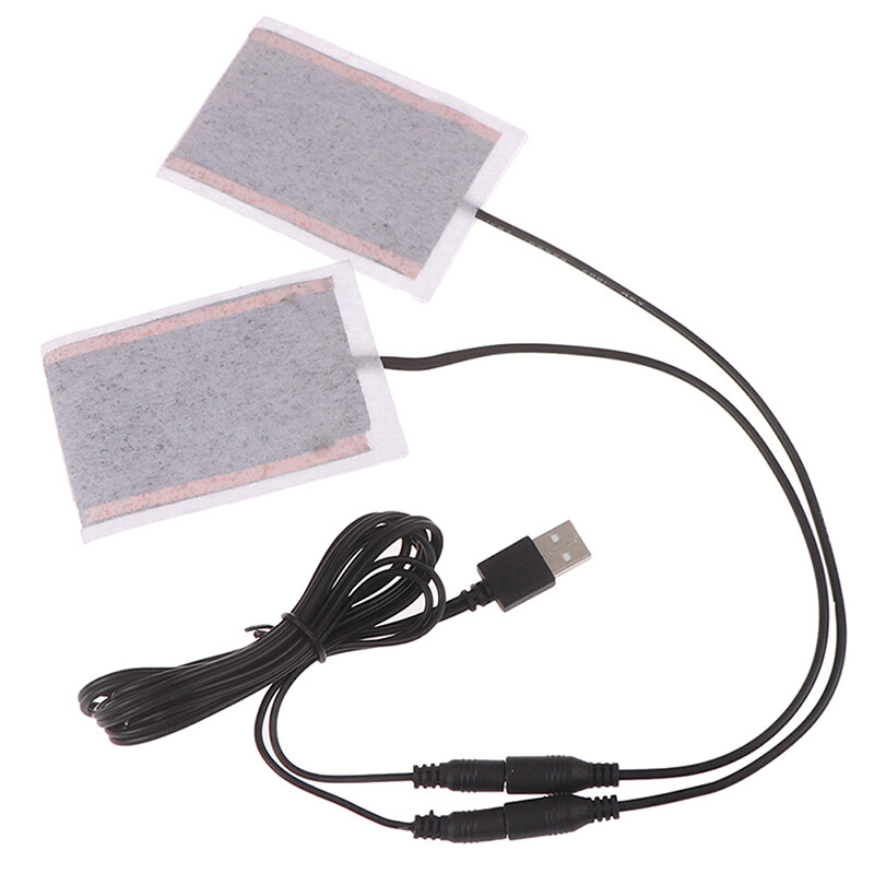 1Set Portable DIY USB Heating Heater Winter Warmer Plate for Pad Shoes