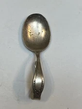 Oneida Parplate? Silver Plate Ware Loop Circle Spoon Child Community Baby Infant