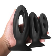 Kits de inicio de entrenamiento anal de silicona de 3 piezas para principiantes Entrenador anal Juego de enchufes para glúteos