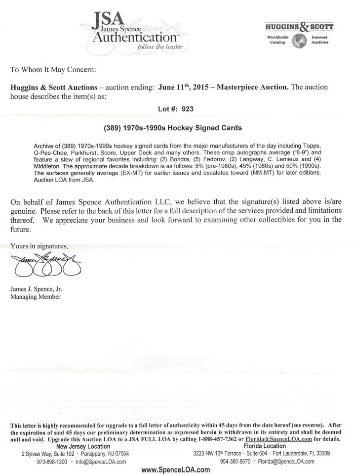 Don Maloney Islanders Rangers 1990 Topps #31 Signed JSA Certified NHL Autograph  - Image 2 of 2