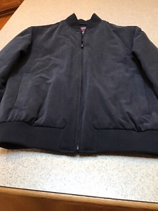 dark navy overcoat