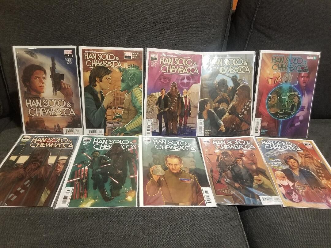 STAR WARS HAN SOLO & CHEWBACCA #1 - 10 Complete Series, VFNM Condition