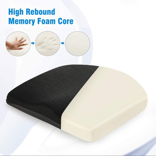 Memory Foam Seat Cushion for Tailbone Pain Relief - Ergonomic Office Chair - Picture 4 of 13