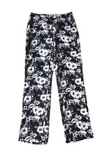Vintage Dolce & Gabbana Trousers Womens 42 Linen 90s Colourful Floral Pants