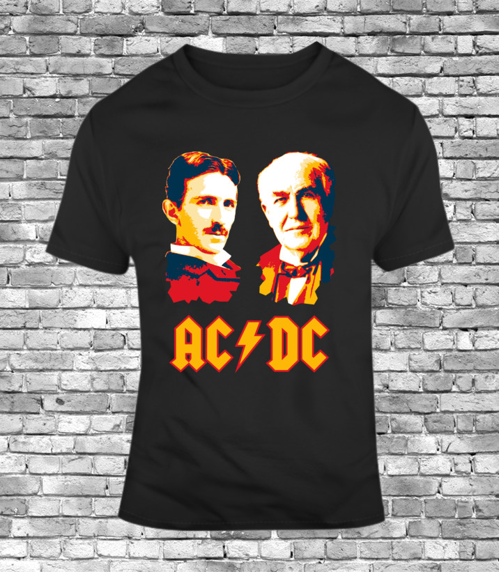 Nikola Tesla Ac Dc Shirt