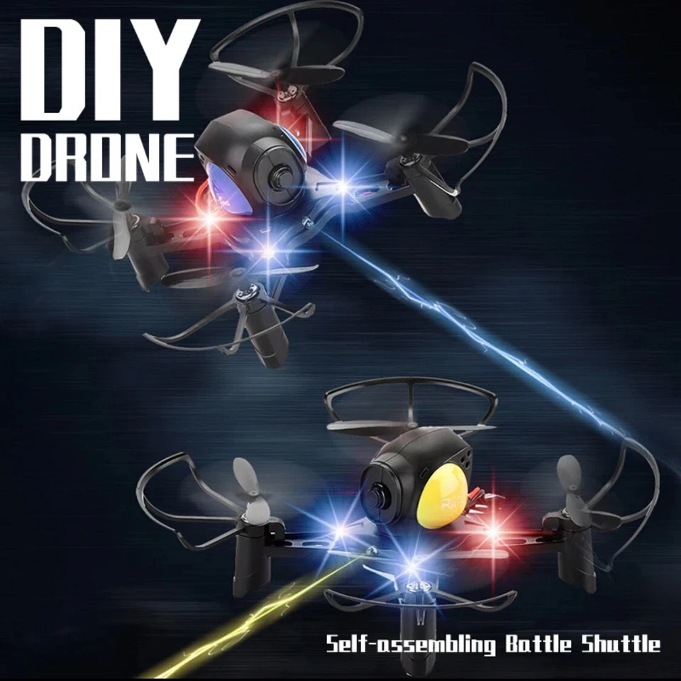 Mini YC 4k Camera DIY Assembled Four Axis Aircraft Combat Drone WIFI Aerial - Image 4 of 4