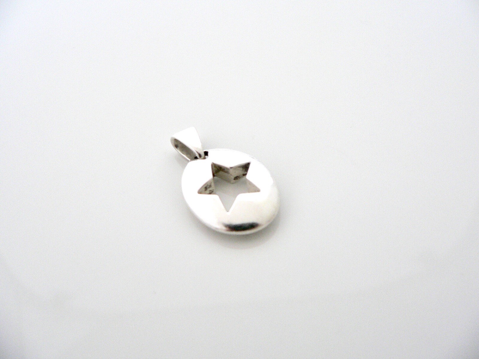 Tiffany & Co Star Charm Pendant Silver Stencil Cut Out Gift Love 4 Necklace T Co