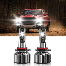 For Dodge Ram 3500 2009-2010 9005 LED Headlight Bulb Conversion High Beam Kit
