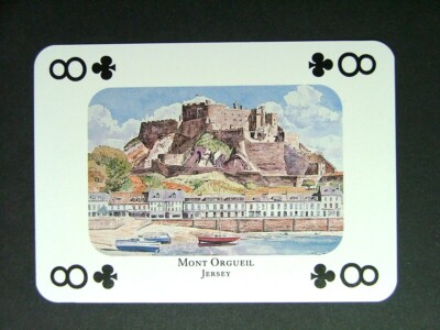 1 x Spielkarte Maler M C Smith Mont Orgueil Jersey 8 of Clubs