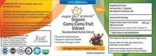 ORGANIC Camu Camu Fruit Extract Capsules 20 Vitamin C Pure  High Quality