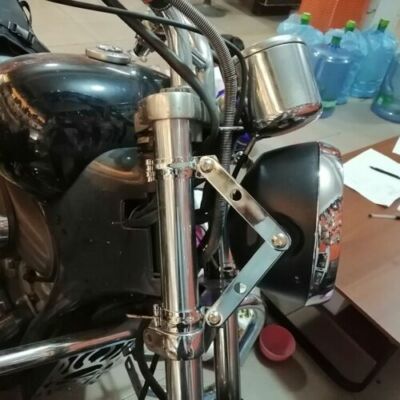 Moto Universal Morsetto Di Montaggio Staffa Faro 48-51 Mm Tubo Forcella Titolare