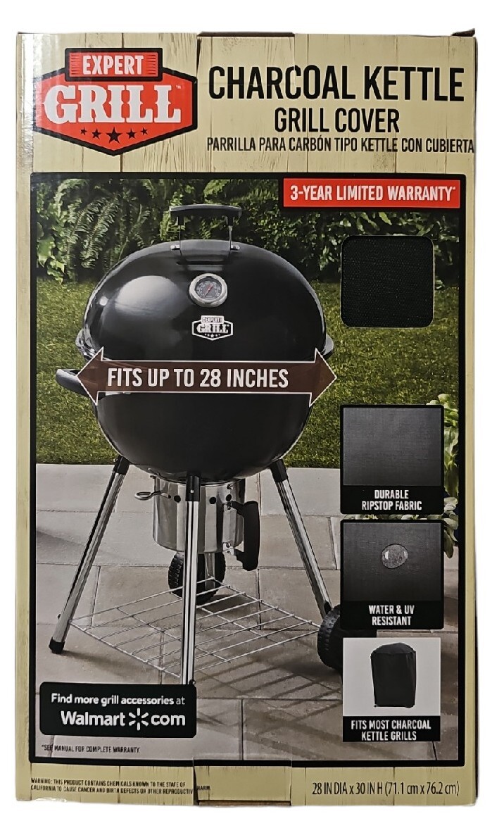 EXPERT GRILL ~ CHARCOAL KETTLE GRILL COVER UP TO 28