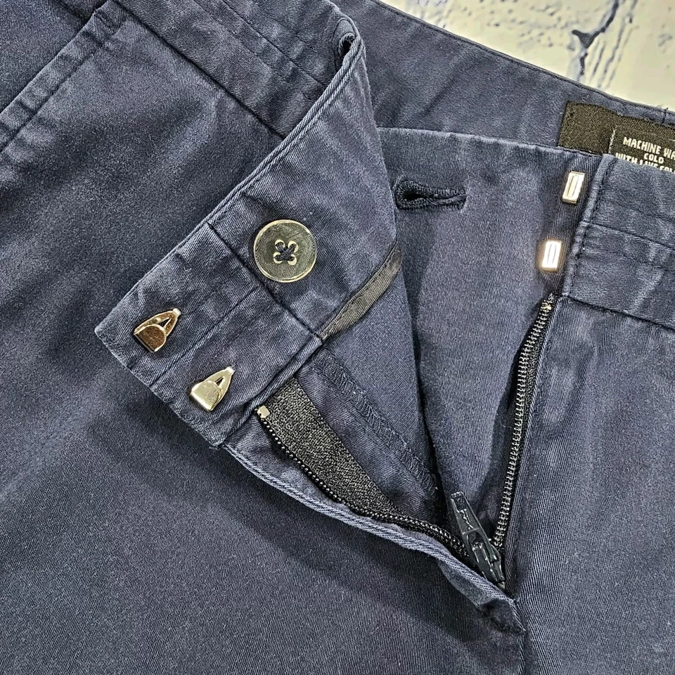 Pantalones rectos Victoria's Secret azul The Kate Fit Body by Victoria MUJER TALLA 28 Foto 4 de 4