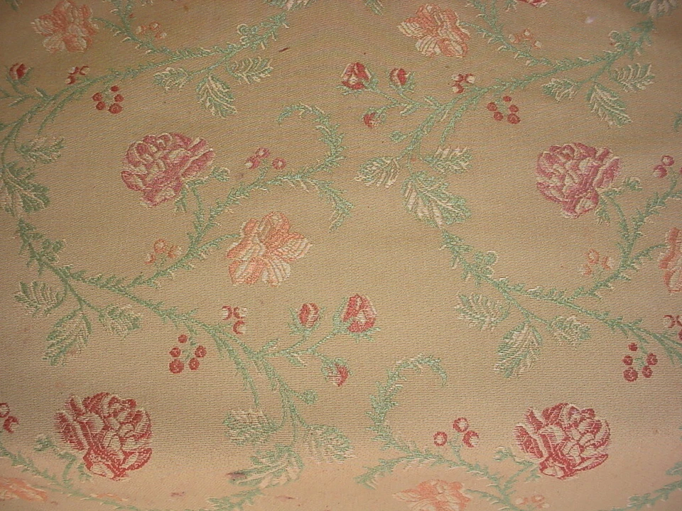 2-5/8Y Kravet 21638 Copper French Provincial Floral Brocade Upholstery Fabric - Image 3 of 4