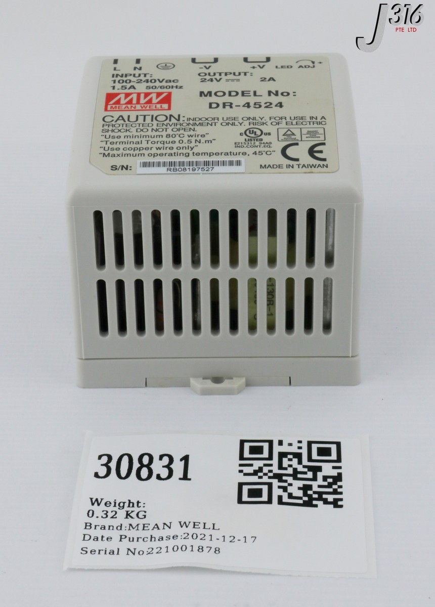 30831 MEAN WELL POWER SUPPLY MODULE (NEW) DR-4524 | eBay