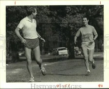 1983 Press Photo Smith couple jogging in Houston - hca36066