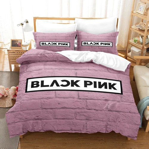 BLACKPINK K-POP Doona Duvet Cover Bedding Set Pillowcase Single Double Queen - Picture 7 of 31