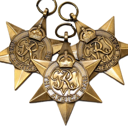 Replica x10 WW2 Australia military Africa Star medals army navy air force