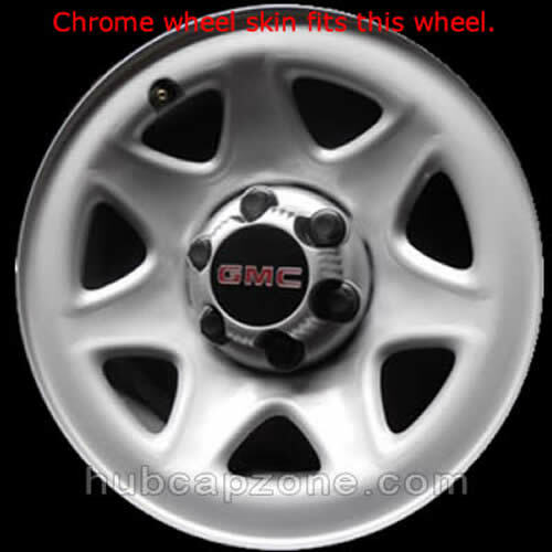 4 Chrome GMC Safari Van Center Caps 2003-2005 6 Lug Center Caps Hubcaps - Picture 9 of 9