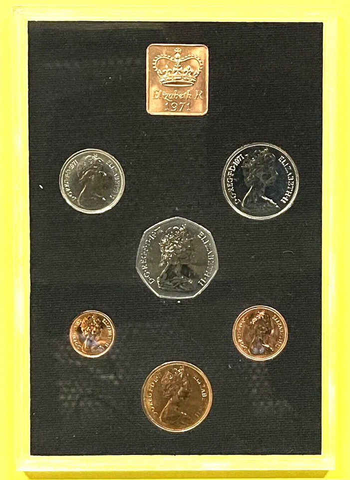 The Coinage of Great Britain & Northern Ireland 1971 - Cased Set of Coins - Image 4 of 4