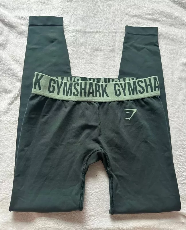 Gymshark Fit Seamless Leggings Green - Small