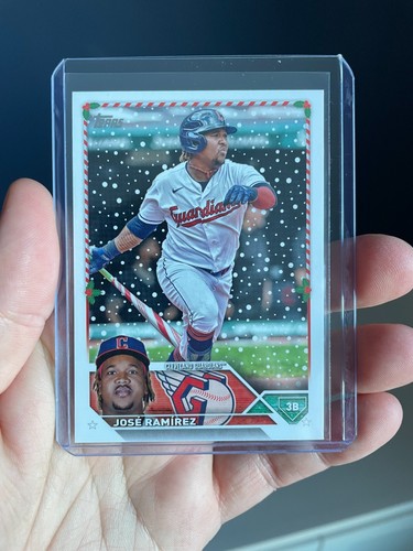 Jose Ramirez Zuckerrohr Fledermaus SP Bildvariation - 2023 Topps Urlaub #H94