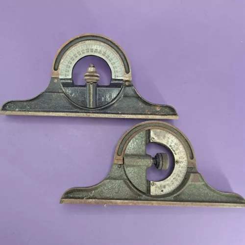Vintage Machinist Level Tool Protractor Angle Finder Measuring Industrial