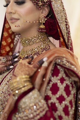 indisches pakistanisches Barat Brautschmuck Set