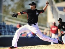 Adam Conley Florida Miami Marlins Signed 8x10 Autographed Photo COA N1