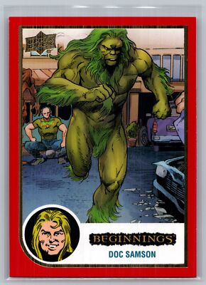 2024 UD Marvel Beginnings Vol. 2 Series 2 #166 Doc Samson RED BASE