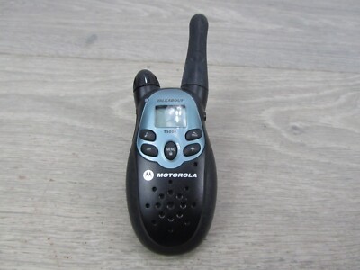 Motorola Talkabout T5000 Walkie Talkie Two-Way Radio Black Tested & Ready