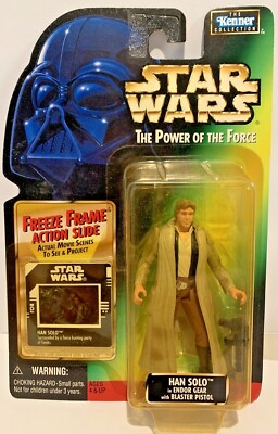 Star Wars | POTF, Freeze Frame | Han Solo, Endor Gear (braune Hose) (SCC000246)